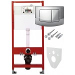 Инсталляция для унитаза TECE Base kit с клавишей Ambia хром (9400005) Инсталляция для унитаза TECE Base kit с клавишей Ambia хром (9400005)